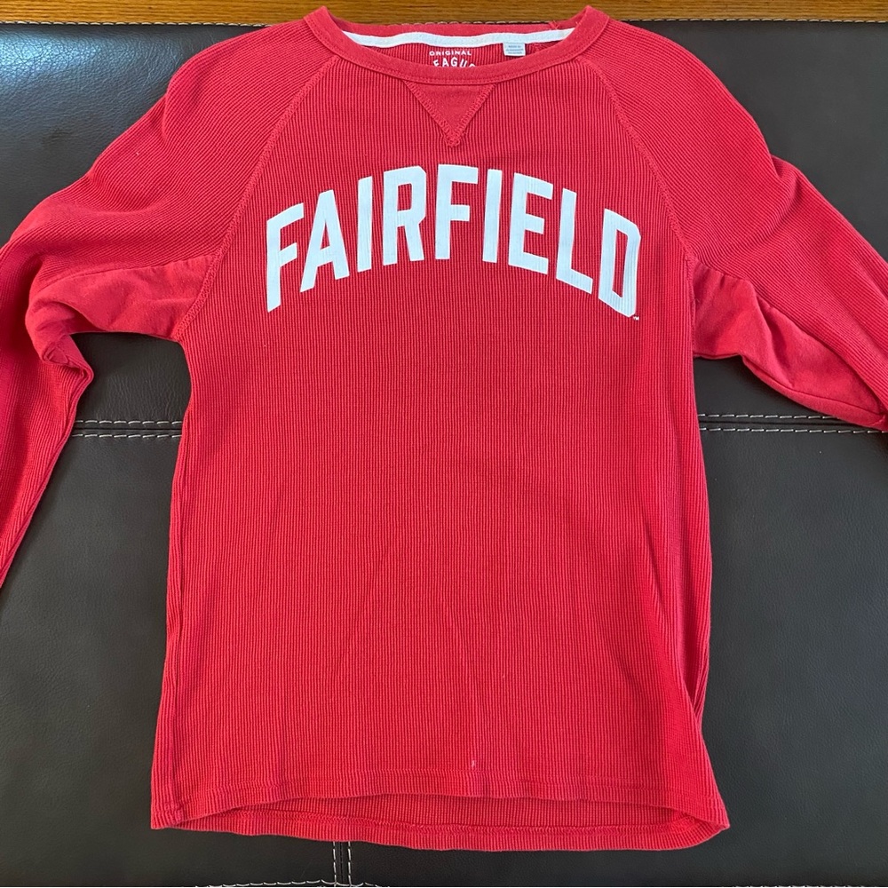 Fairfield University Thermal Red Top from Original League Collegiate Wear